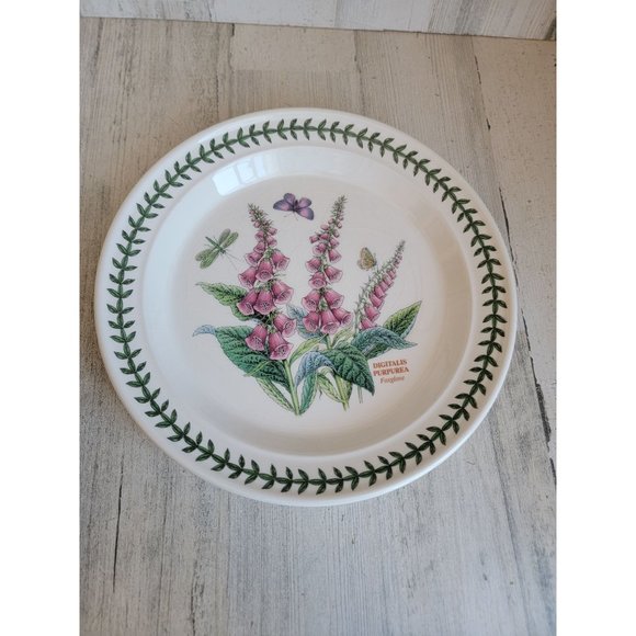 Portmeirion Botanic Gardens AS IS Foxglove 10" plate - Picture 1 of 11